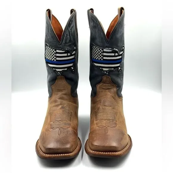 Dan Post Thin Blue Line USA Boot - Picture 2 of 12